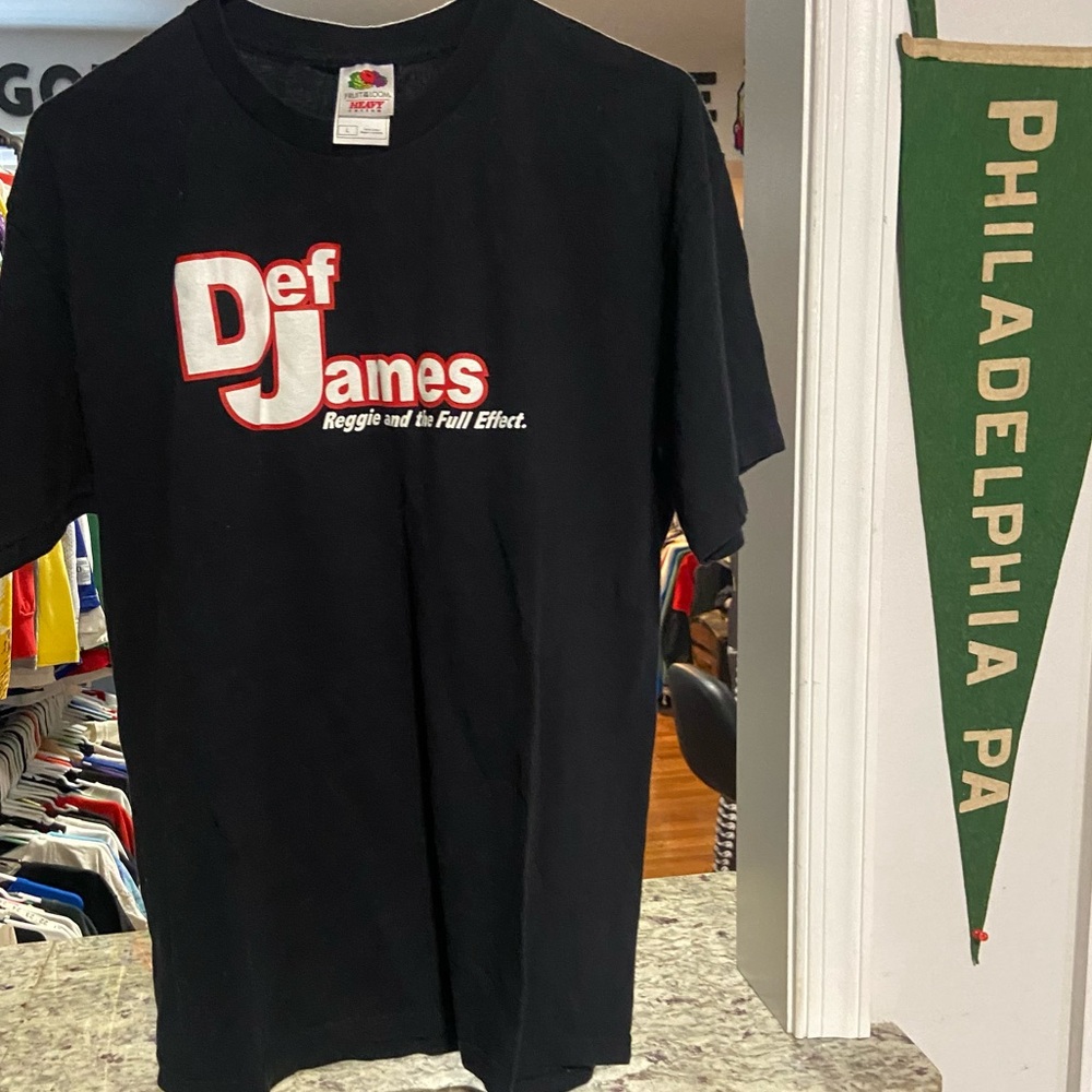 Men's Large Def James Reggie and The Full Effect Band Tee